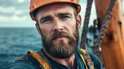 Offshore Wind Turbine Installation Success Celebrate with Engineers, Embracing Sustainability and Clean Energy Witness the culmination of hard work as skilled professionals complete a crucial step in