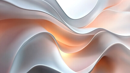 Modern and luxury abstract background with floating glowing curved lines, liquid fluid shiny smooth metal texture with glowing effect, geometric line background for product presentation and design.