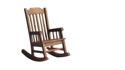 Miniature Rocking Chair Model Perfect for Home Decor, Crafts, and Unique Gifts for All Occasions..