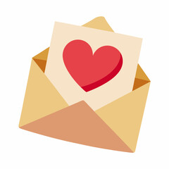 envelope with heart