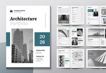 Architecture Portfolio Template Layout