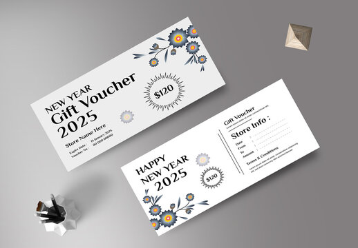 Gift Voucher Design Template Layout