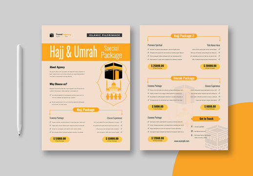 Umrah And Hajj Flyer Template