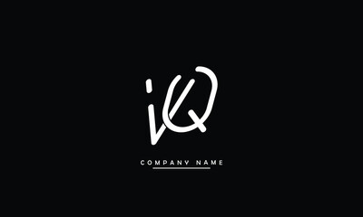 VQ, QV, V, Q Abstract Letters Logo Monogram
