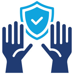 Obraz premium Hand Protection icon