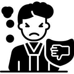 Obraz premium Cyberbullying icon