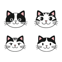 Fototapeta premium cat silhouette vector