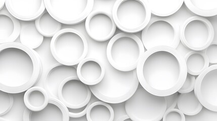 White ring pattern, web background template