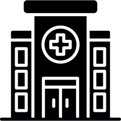 Obraz premium Hospital icon