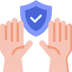 Fototapeta premium Hand Protection icon