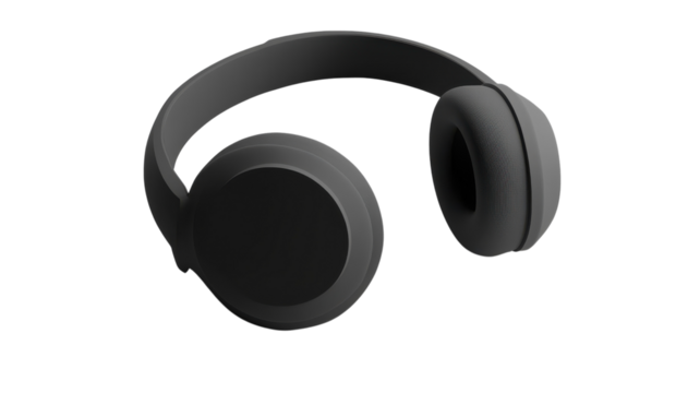 A Pair of Stylish Headphones Resting on a Modern Desk Perfect for Music Lovers, Gamers, and Professionals Seeking Quality Sound Experience.