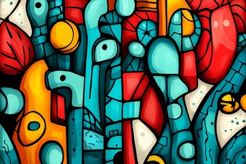 Dreamscapes: Vibrant Abstract Fantasies