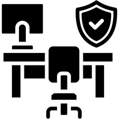 Obraz premium Workplace Safety icon