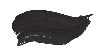 Black brush strokes
