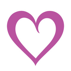 heart vector silhouette