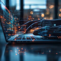 Obraz premium Access to technology concept.