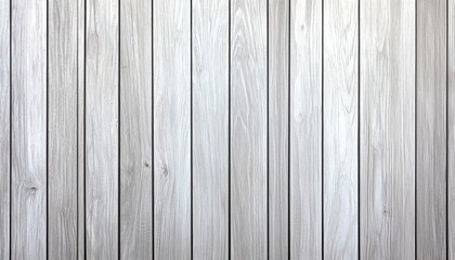 Obraz premium Light Gray Vertical Wooden Planks Background Texture