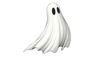 Classic Ghost Illustration