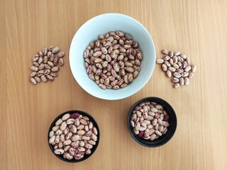 Beans on the table