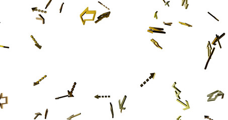 Abstract Blue Arrows Background