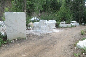 Marble sculpture creation site, Marble, Colorado