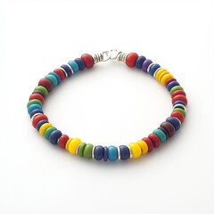 Summer Style: Vibrant Glass Bead Anklet for Beach Days
