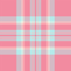Poncho textile vector tartan, give seamless plaid check. Tee texture pattern fabric background in light and red colors.