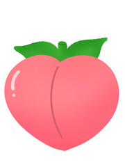 Peach Fruit, Illustration