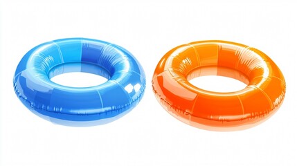 Swimming Inflatable Armbands Vector Isolated Illustration