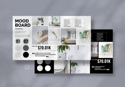 Simple Mood Board Layout