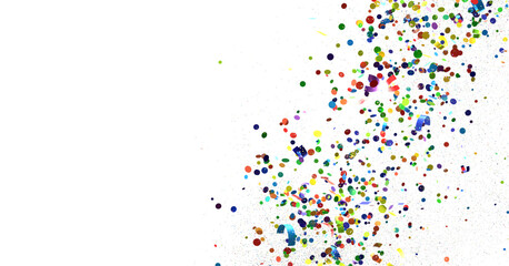 silver confetti explosion festive background transparent PNG