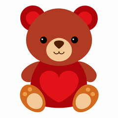 teddy bear with heart