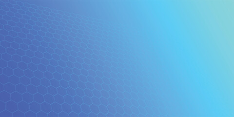 Vector seamless pattern. Simple hexagon grid. Large hexagon shapes.