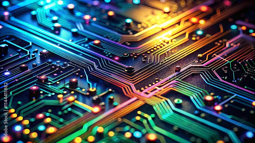 Poster programming background, code wallpaper, high depth of field, software development, computer science,
