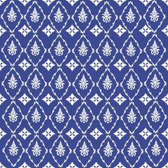 Damask seamless pattern with  Classic decor,Rich textures, Heirloom quality, Vector, Illustration