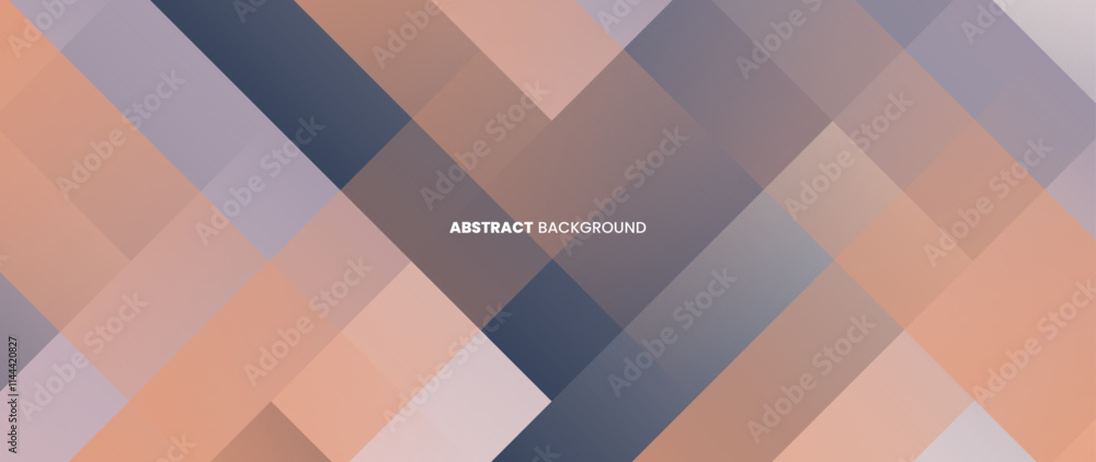 Poster an abstract background with an array of geometric objects arranged in a random yet orderly manner to