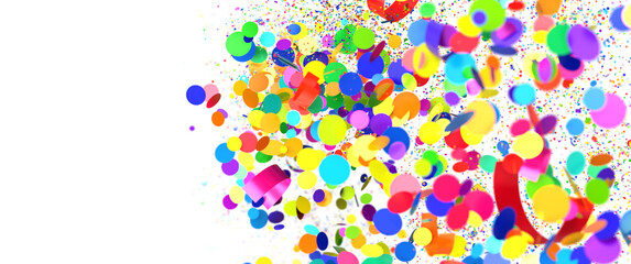 Colorful Confetti Explosion