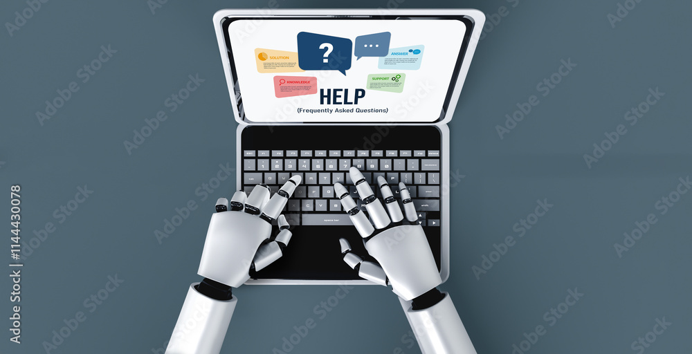 Poster help screen on the website provide answer to faq frequently asked question snugly with knowledge inf