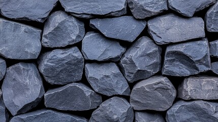 This close-up of coal rocks demonstrates the intricate material structure and texture, related to the coal material structure concept 22210c51-baa-4bc7.