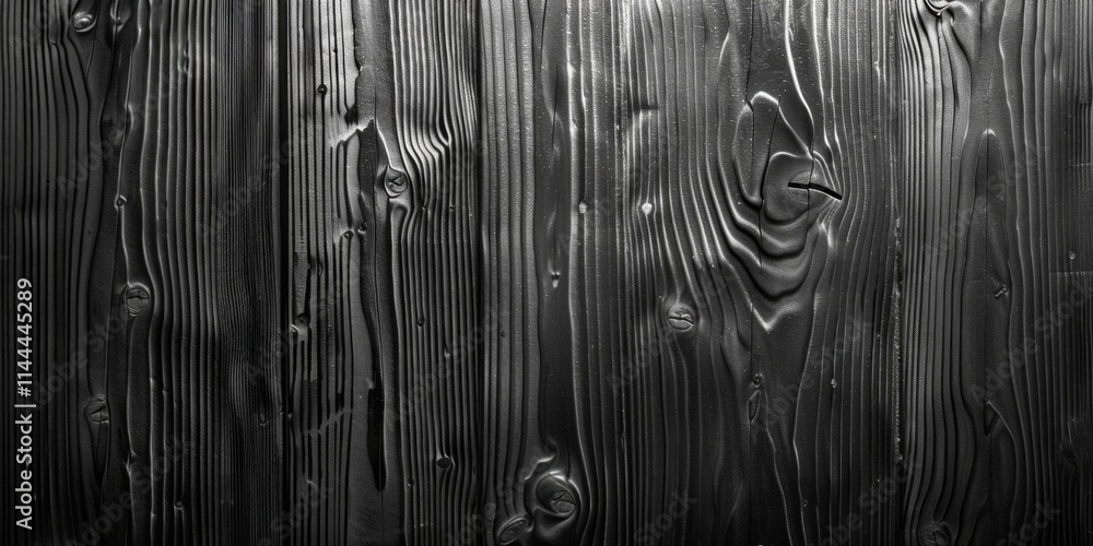 Poster abstract pattern, dark and light lines on a metallic surface.