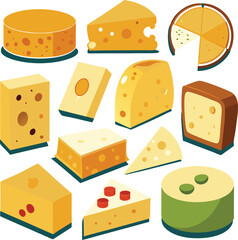 Cheese-dices Print