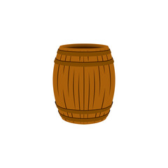 Simple Barrel vector icon, Barrel logo, vector illustration.