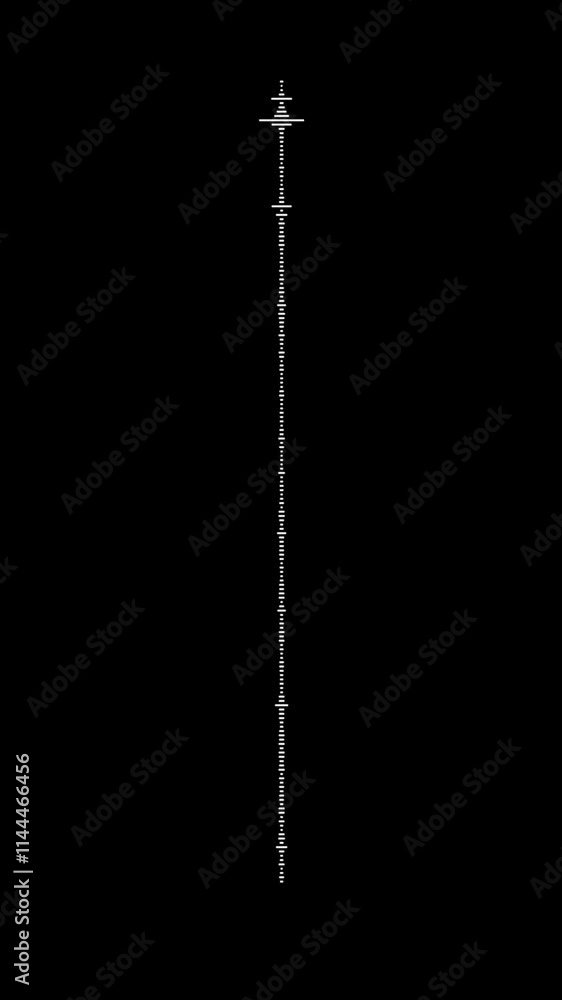 Poster animated lines audio spectrum music visualizer, waveform equalizer spectrum, music equalizer, wave v