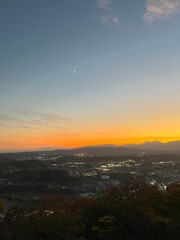 Obraz premium View of sunset