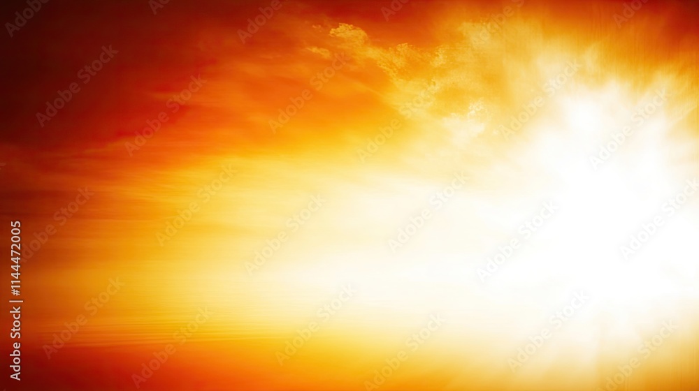 Poster a warm gradient transitioning smoothly from beige to orange with a vector-style soft blur effect for