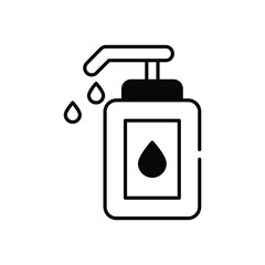 Sanitizer vector icon