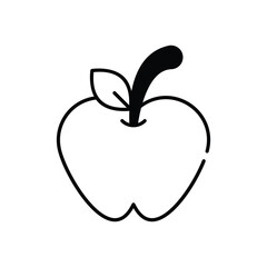 Apple vector icon
