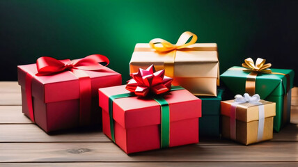 Lots of gifts for winter christmas