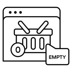 Perfect design icon of web shopping