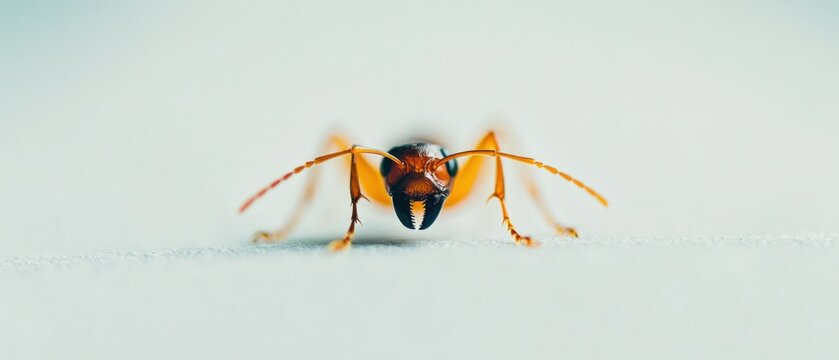 close up of an ant